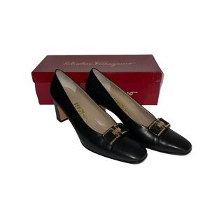 Salvatore Ferragamo Leather Woman Shoes Size 7.5